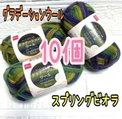 グラデーションウール スプリングビオラ 10個