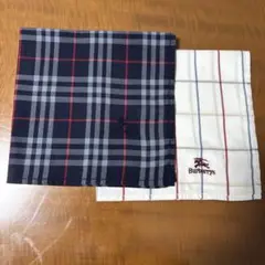 BURBERRY チェック柄 ハンカチ セット