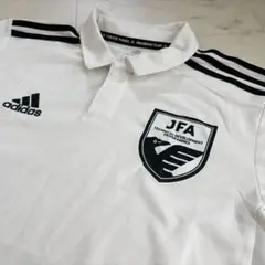 【JFA支給】adidas JFA テクニカルスタッフ　ポロシャツＬ