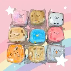 ふわふわアニマルCUBEポーチ　まとめ売り