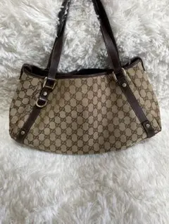 【美品】 GUCCI グッチ GG キャンバス トートバッグ ハンドバッグ