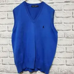 RALPH LAUREN POLO GOLF レディース ベスト ブルー 綿