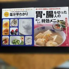 塩分早わかり 第3版 & 胃・腸を切った人の特効メニュー