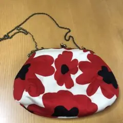がま口 ハンドメイド チェーンバッグ