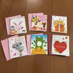 メッセージカードセット 6枚入り