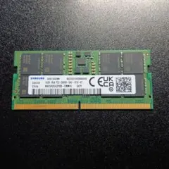 Samsung 16GB DDR5 5600MHz SO-DIMMメモリ