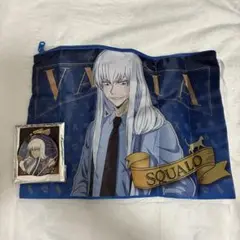 REBORN ガチャガチャ ポーチ ＆ トレーディング缶バッジ スクアーロ