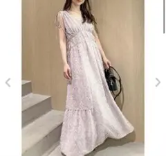 Snidel ジャガードドロストディティールワンピース