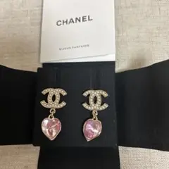 シャネルハートピアス