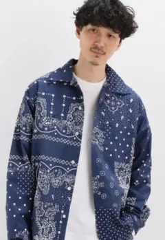 新品未使用 エレファントブランド　ペイズリーセットアップ　上下
