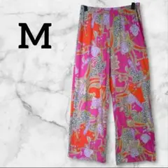 【M】カラフルパンツ ピンク/オレンジ/ヒョウ柄