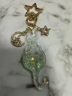 ★薄翠さん★ 猫　レジン　ハンドメイド　ねこ　ネコ