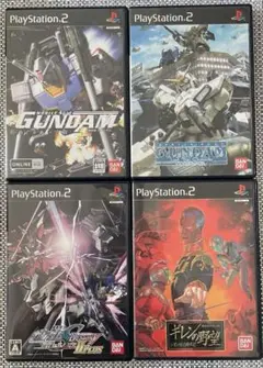 PS2 機動戦士ガンダム ソフト4本まとめ売り