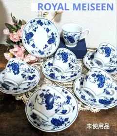 お値下げ✾ロイヤルマイセン✾カップ&ソーサー6客