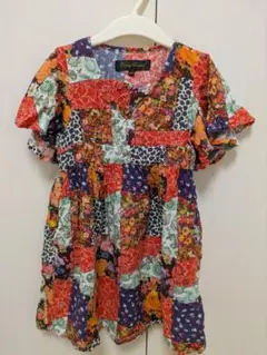 Granny Brasket パッチワークワンピース 90