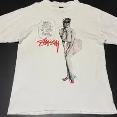 90s Stussy SKATE TOUGH TEE マリリンモンロープTシャツ