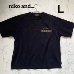 ペンドルトン/ニコアンド/Tシャツ/L/コットン/ブラック/