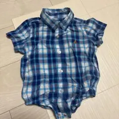 babyGap チェック柄 半袖シャツ 80