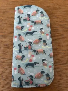 ダックスフンド☆ホットドッグ☆メガネケース②