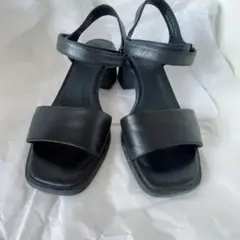 CAMPER ブラック　コンフォートサンダル　23cm