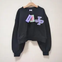 ANAP GiRL ショート丈スウェット トレーナー 長袖