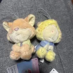 ズートピアねむぐるみマスコット2個セット