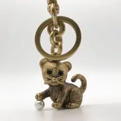 COACH 子猫 クリーチャー キトゥン バッグ チャーム メタル キャット新品