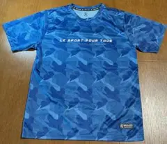 GIRAUDM（ジローム）スポーツTシャツLサイズ（ブルー）