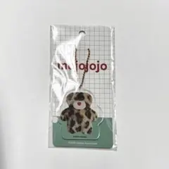 mojojojo キーホルダー　アクリルキーホルダー　ひょう柄　くま　ストラップ