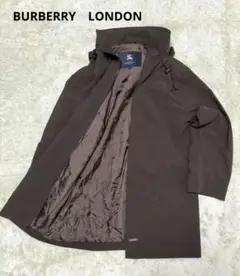 高品質 BURBERRY LONDON ジップアップパーカー フード収納可 38