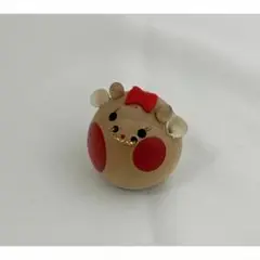 木製 丸いキャラクター ぬいぐるみ