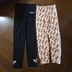 adidas スパッツ 2点セット　160