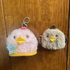 ぴよりん　ガチャ　ぬいぐるみマスコット　ヘアクリップ　キーホルダー　七夕
