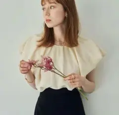 hinari バルーンシルエットブラウス