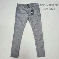 ✨タグ付き未使用品✨BEE INSPIRED チェック柄 パンツ チノパン