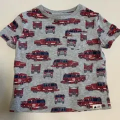 GAP 消防車プリント Tシャツ 80