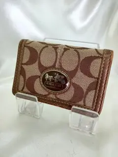 美品 COACH コーチ カードケース 名刺入れ 小銭入れ