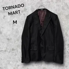 TORNADO MART テーラードジャケット M ブラック　ストライプ