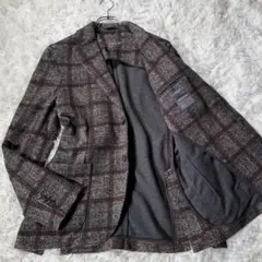 美品✨CIRCOLO ジャージージャケット カシミヤタッチ 大きいサイズXL相当