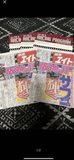 レーシングプログラム　当日配布新聞