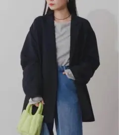 美品　kastane カスタネ　デザインオーバージャケット