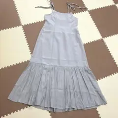 グレー キャミワンピース ロング