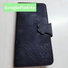 GooglePixel4a 猫　ブラック