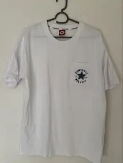 CONVERSE ホワイト Tシャツ ポケット付き