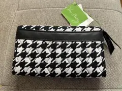 新品未使用　タグ付　ヴェラブラッドリー　長財布　千鳥格子　白黒　モノトーン