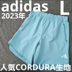 【アディダス】2023年人気CORDURA ストレッチハーフパンツ L速乾素材