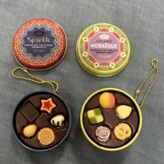 ミニチュア　お菓子缶　2個