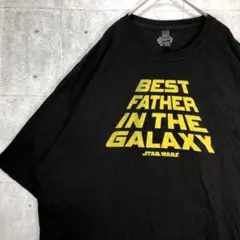1067 US古着　M&O Gold STAR WARS Tシャツ 4XL