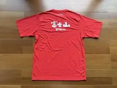 モンベル　Tシャツ　富士山　メンズL 赤 red fujiyama