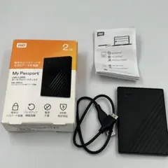 WD My Passport 2TB ポータブルハードディスク